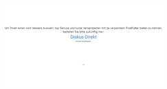 Desktop Screenshot of frostfutter-direkt.de